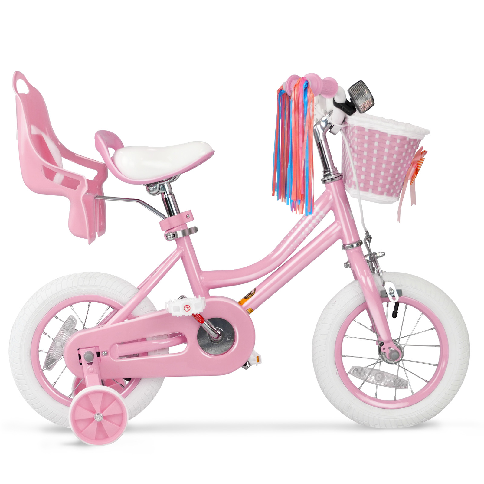 Glaf 12 Inch Girls Bike with Training Wheels and Basket photo 6