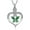Silver-Green, variant on Butterfly Cremation Jewelry for Ashes Heart Urn Necklaces for Ashes of Loved Ones Keepsake Memorial Gifts for Ash Loved One