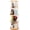 4 Tier Round (Acrylic Panels), variant on 360 ° Rotating Bookshelf, 4-Tier Spinning Book Shelf Tower with Solid Wood & Clear Acrylic, Round Revolving Bookcase for Living Room, Bedroom and Office