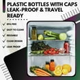 thumbnail image 5 of Green Direct 8oz Clear Plastic Reusable Juice Bottles with Caps | Empty Water Bottles for Juicing, Smoothies, Shakes | BPA-Free, Durable & Leakproof | Pack of 35, 5 of 7