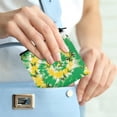 thumbnail image 2 of SEANATIVE Tie Dye Sanitary Napkin Storage Bag with Zipper Butterfly Jamaica Flag First Period Gifts for Women 2pcs Sanitary Napkin Bag for Women Ladies Period Pouch for Office, 2 of 7