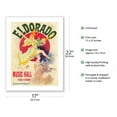 thumbnail image 2 of Eldorado Music Hall - Paris France - Vintage Music Poster by Jules Chéret - Bamboo Fine Art 290gsm Paper (Unframed) 17x22in, 2 of 4