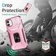 thumbnail image 5 of Funda para GANGXUN iPhone 11 - Soporte metálico, Función magnética, Rosa, 5 of 5