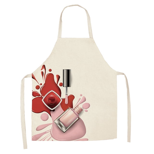 Delantal de trabajo para mujer, delantal ajustable para salón de uñas, accesorios para salón de belleza y pintura de uñas.