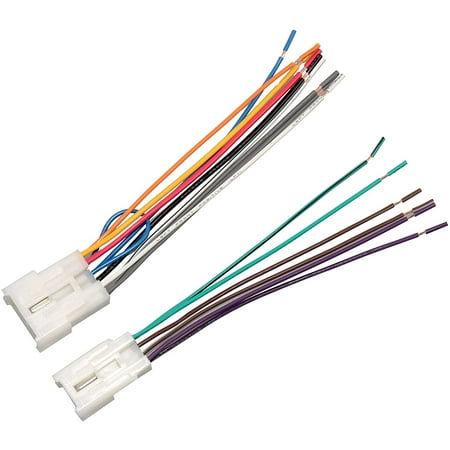 Aftermarket Stereo Radio Wiring Harness Install Connector for Toyota