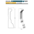 thumbnail image 3 of RMC DEL 1 in.D x 3 1/4 in. W x 85 in. L Primed Finger-Joined Pine Casing Moulding 5-pcs 35 Ft Total, 3 of 4