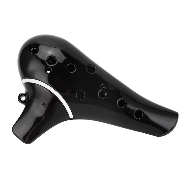 Ocarina de 12 Agujeros, Sonido Agradable y Seguro de PlásTiCO de PlásTico de Plásstico Brillante de Cerámica Liviana Sensible paracar