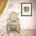thumbnail image 3 of Design Fabrikken 18x24 Gold Ornate Wood Framed with Double Matting Museum Art Print Titled - Lines 1, 3 of 4
