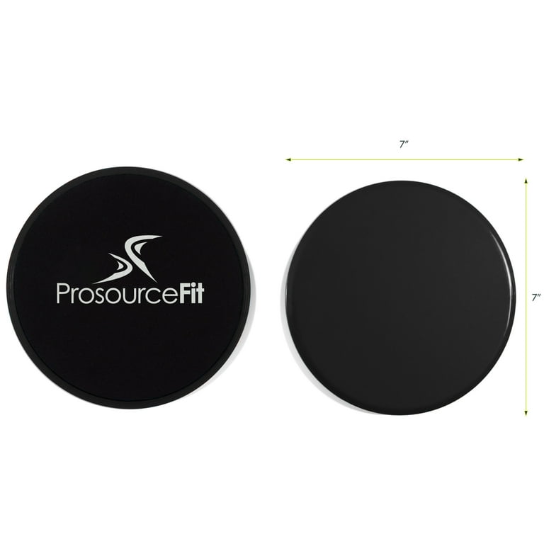 ProsourceFit Core Sliders Exercise Sliding Discs, Dual-Sided Set of 2 Core  Gliders for Use on Any Surface at Home or Gym for Full-Body Workouts