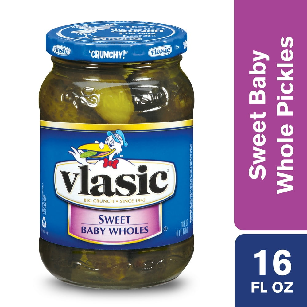 Vlasic Sweet Baby Whole Pickles, 16 FL OZ
