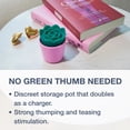 thumbnail image 5 of NEW! plusOne Pulsing Succulent Arouser with Storage Pot, 10 Unique Settings, 5 of 22