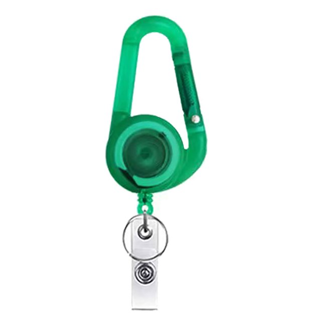 Porte-badge avec Mousqueton Clip Léger Portable Largement Utilisé Porte-Badge Rétractable Porte-Clés