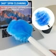 thumbnail image 3 of Electric Duster Brush, Rechargeable 360° Spin Electric Feather Duster Cleaner Cleaning Brush, Reusable Small Duster Motorized Dust Wand for Car Interior, Office, Furniture, 3 of 7