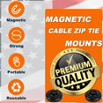 thumbnail image 2 of Zip Tie Mount Clipsic Ties Base Holder Strong Wire Cable Management For Home Office Marine Electrical Wiring (d19 40), 2 of 9