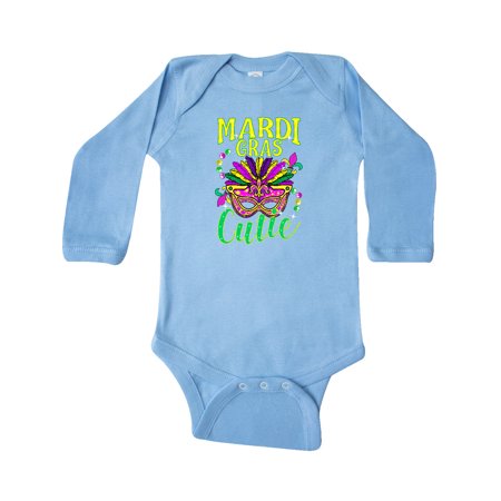

Inktastic Mardi Gras for Girls Gift Baby Girl Long Sleeve Bodysuit