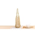 thumbnail image 3 of Xiao Hua Bolso de hombro tejido para mujer, bolso de mano y neceser, elegante bolso de playa de verano, 28 x 13 x 20 cm (dorado)., 3 of 5