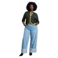 thumbnail image 3 of ELOQUII Women's Plus Size Colorblocked Cardigan, 3 of 4
