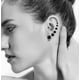 thumbnail image 5 of Black Round Stud Earrings Set Stainless Steel Ear Studs for Men Women 6 Pairs 3mm-8mm, 5 of 5