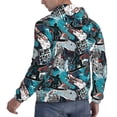 thumbnail image 6 of Haiem snow board colorful Patterned Men's Hoodie with Kangaroo Pocket - Ideal Pullover Sweatshirt for Daily Wear, Travel, and Home-3X-Large, 6 of 7