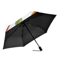 thumbnail image 2 of FORMRS Travel Umbrella Folding Auto Open Close Windproof Rain UV Protection, Yellow Leaves, 2 of 8