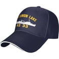 thumbnail image 1 of USS Simon Lake AS 33 Unisex Baseball Caps Sandwich Caps Casual hat, 1 of 8