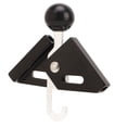 thumbnail image 4 of Tent Pole Tips Caps, Single Tent Support Thimble Puncture Proof Aluminium Alloy Light Weight Adjustable Angles Black  For Camping Accessories For 6mm Tent Rod ANGGREK Canopy Rod Top Cap, 4 of 8