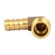 thumbnail image 2 of Conector de codo en ángulo recto de 10 mm con rosca macho BSP de 3/8" y barbado para manguera, 2 of 3