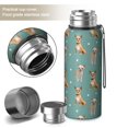 thumbnail image 2 of 20 Oz Chihuahua and Footprints Coffee Tumbler Double Wall Insulated Stainless Steel Water Bottle | Metal Reusable Thermoses Flask with Cup Cap | Leak & Sweat Proof with Anti-Dust Lid, 2 of 7