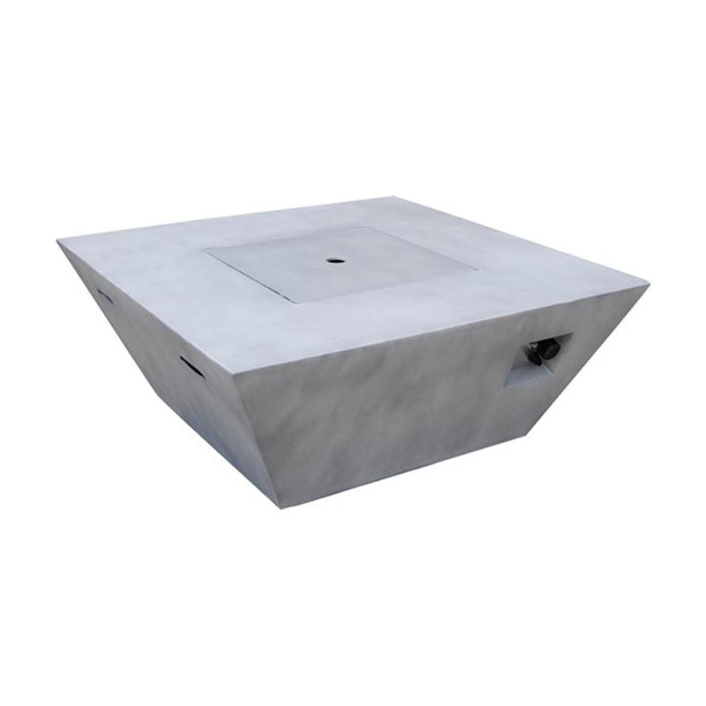 Teva Furniture Joshua GRC Firepit with Stainless Steel Burner
