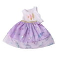 thumbnail image 2 of Camiseta de Trajes de de 18 Pulgadas + Informal de Rock Accs Regalos para Niñas , Púrpura, 2 of 6