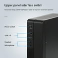 thumbnail image 3 of MX02 Mini ITX Computer Case HTPC Host Chassis USB2.0 ITX Enclosure Industrial Control Chassis for Office Business, 3 of 10