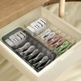 thumbnail image 6 of Stackable Cable Storage Box Organizer, Multi-Compartment Cord and Charger Storage Case with Dust-Proof Lid, Compact for Home & Travel, 6 of 9