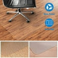 thumbnail image 3 of Home Cal Carpet Chair Mat Clear Non-slip Desk Floor Mat for Home Office Study Room Hard Wood Floor Protection - Wearproof Gaming Computer Chair Mat, Rectangular (35''x39''), 3 of 6