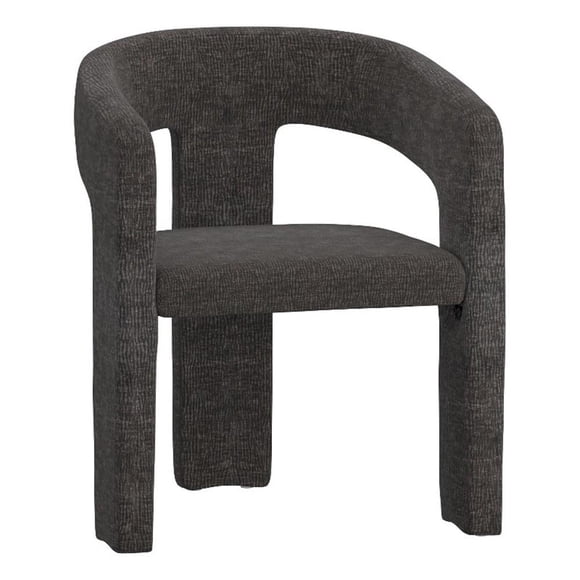 Chaise de Salle à Manger en Tissu Moderne Inspire en Charbon (Ensemble de 2)