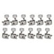 thumbnail image 2 of Advancent Paquete de 6 cabezales de máquina de guitarra Tuning Peg Tuner Knobs Reparación de instrumentos de cuerda Reemplazo de piezas Accesorio 3 Type1 NO1 Advancent CBP232497, 2 of 6