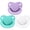 Purple Green White, variant on CutiePlusU Adult Sized Pacifier Dummy for Adult Big Shield 3 Pack-Blue Pink Purple