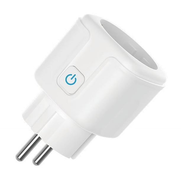 Smart Plug, Smart Home WiFi Outlet Works Medición de cantidad eléctrica: control remoto de teléfonos móviles por voz