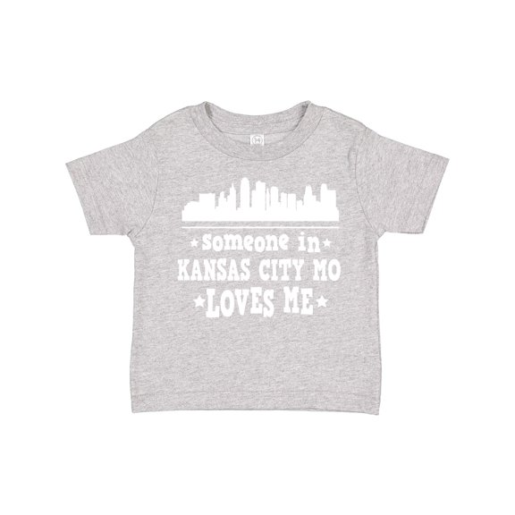 Inktastic Kansas City Missouri Loves Me Skyline Boys or Girls Toddler T-Shirt