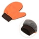 thumbnail image 5 of Guante Manopla de Limpieza de Esponja Chenille de Microfibra Uxcell, Gris Naranja 2 Paquete, 5 of 5