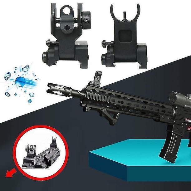 Accesorios para miras mecánicas Miras de metal Miras plegables y juegos de miras Cnc Maning Iron Sighs