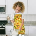 thumbnail image 4 of Cute Hedgehogs Animals Pattern Kids Aprons for Girls and Boys,Adjustable Neck Strap Toddler Aprons for Kids Cooking Baking, 4 of 6