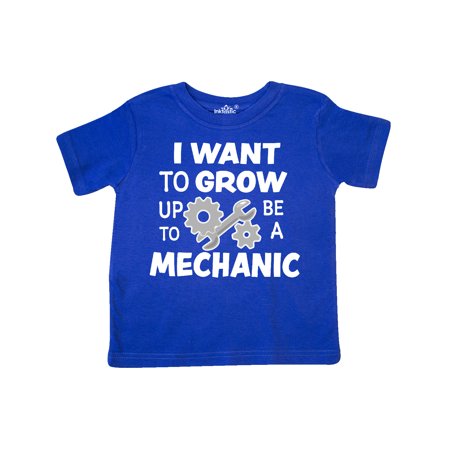 

Inktastic I Want To Grow up To Be a Mechanic Gift Toddler Boy or Toddler Girl T-Shirt