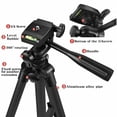 thumbnail image 5 of Portable Camera Tripod Digital Camcorder Video Stand Holder For Canon Nikon DSLR, 5 of 6