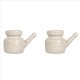 thumbnail image 1 of 2X Olla Neti de Cerámica de 350 Ml para Limpieza de Nariz, Duradera, una Prueba de Fugas, para Enjuague Nasal, Lavado de Nariz, Hombres y Mujeres, Gris, 1 of 4
