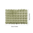 thumbnail image 3 of Thick Self-Warming Pet Pad - Heating Thermal Mat for Dogs & Cats, Soft Warm Blanket for Feral & Indoor Pets, Durable Comfortable Pet Bed Mat, 19.69*13.78in, Green, 3 of 6