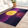 thumbnail image 1 of Vaporwave Area Rug - 6x8 Rug - Vaporwave Rug - Synthwave Neon Area Rug - Retro Futurism Sunset Rugs - 80s Carpet, 1 of 7