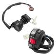 thumbnail image 3 of M MATI Start Stop Headlight Switch & Ignition Key Switch for Yamaha Warrior Grizzly Big Bear Wolverine Kodiak MOTO-4, 3 of 8