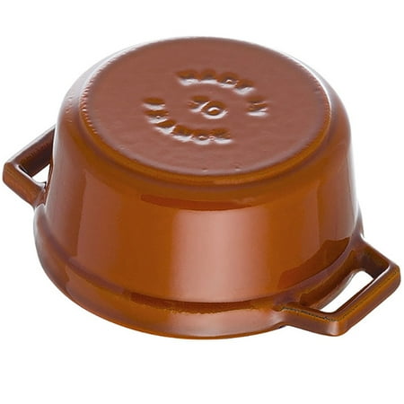 Staub Cast Iron 4-qt Round Cocotte - Burnt Orange - Burnt Orange