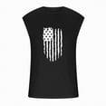 thumbnail image 3 of NOLDARES Mens Sleeveless Shirts Cotton Workout Tank Tops Independence Day Shirts Gym Muscle Loose Fit Tee(Black,XL), 3 of 5