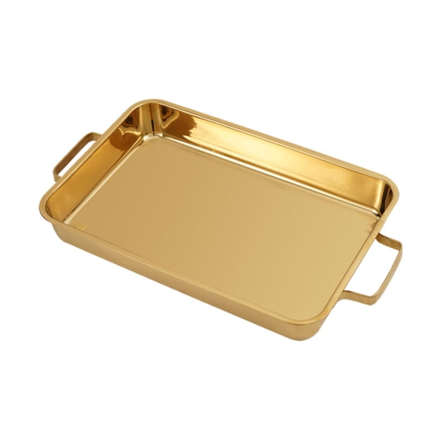 Bandeja para hornear profunda de acero inoxidable para pescado Bandeja para pescado comercial Placa de parrilla rectangular Sartén para pescado a la Oro S